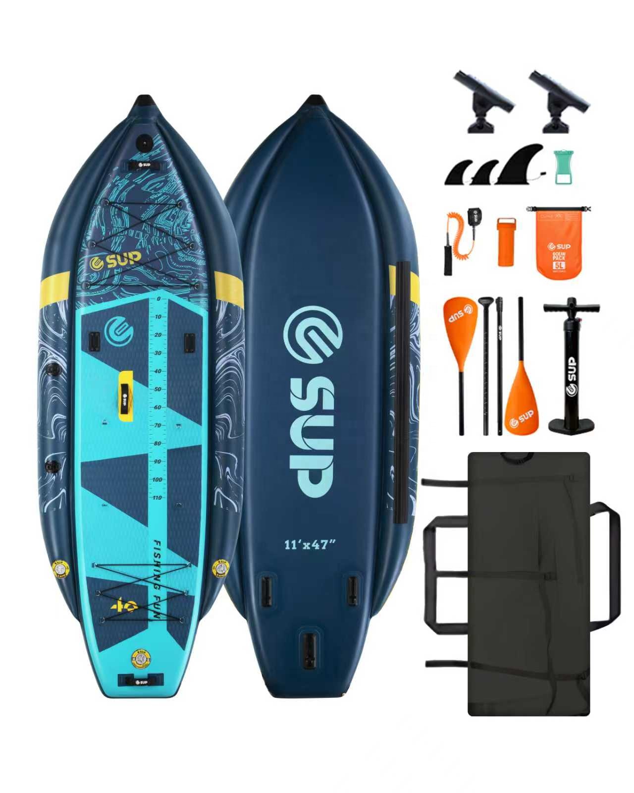 Inflatable Fishing Kayak with  - Fishing Kayak Pedal Drive recension och pris