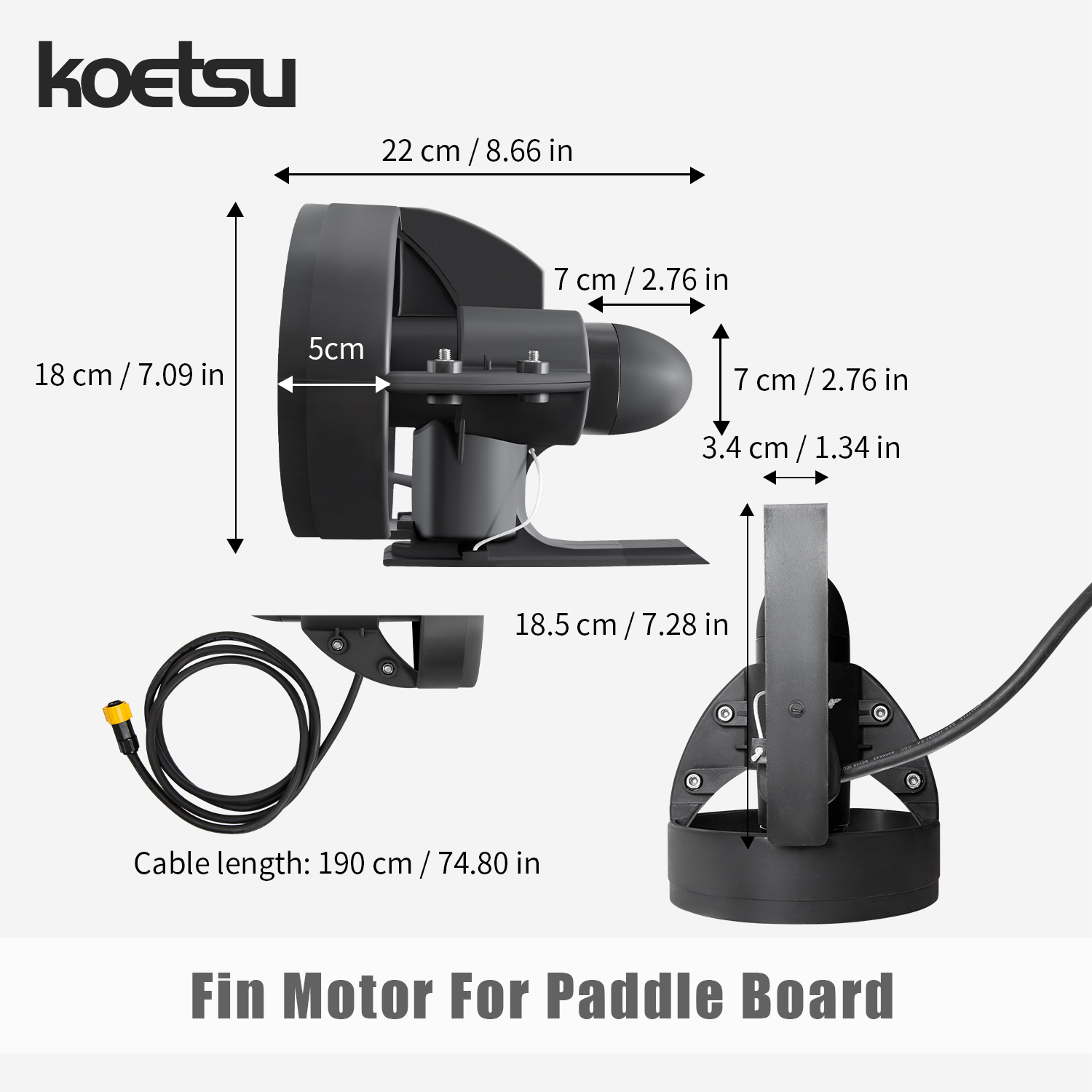 KOETSU Paddle Board Underwater - Fishing Kayak Crate recension och pris